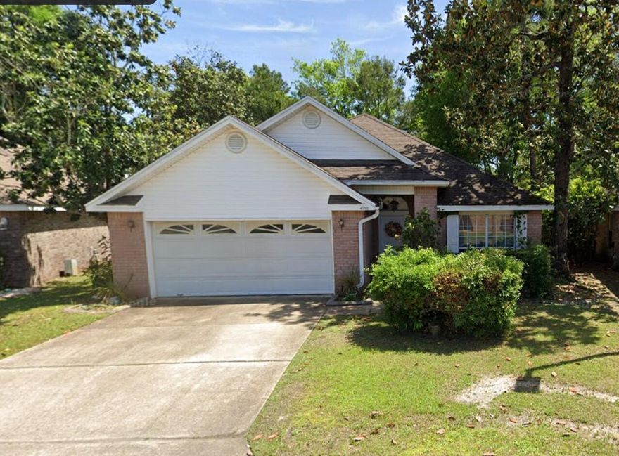 Excellent BWB location but home needs some updating.  Home has one of the largest lots on the street!  Open floor plan.  Kitchen has granite and white cabinets and a newer fridge.    Master bedroom suite is spacious and has a large walk-in closet.  Master bath appears to have been updated within the last 10 years or so.  Two more beds and a bath on the back side of home.  GREAT back yard with paver patio area.  Cash Investor needed.  Newer systems - 2017 HVAC and 2020 water heater.  Roof is original.  PRICE IS FIRM - Again PRICE IS FIRM, Home is being sold AS IS with no repairs or concessions.