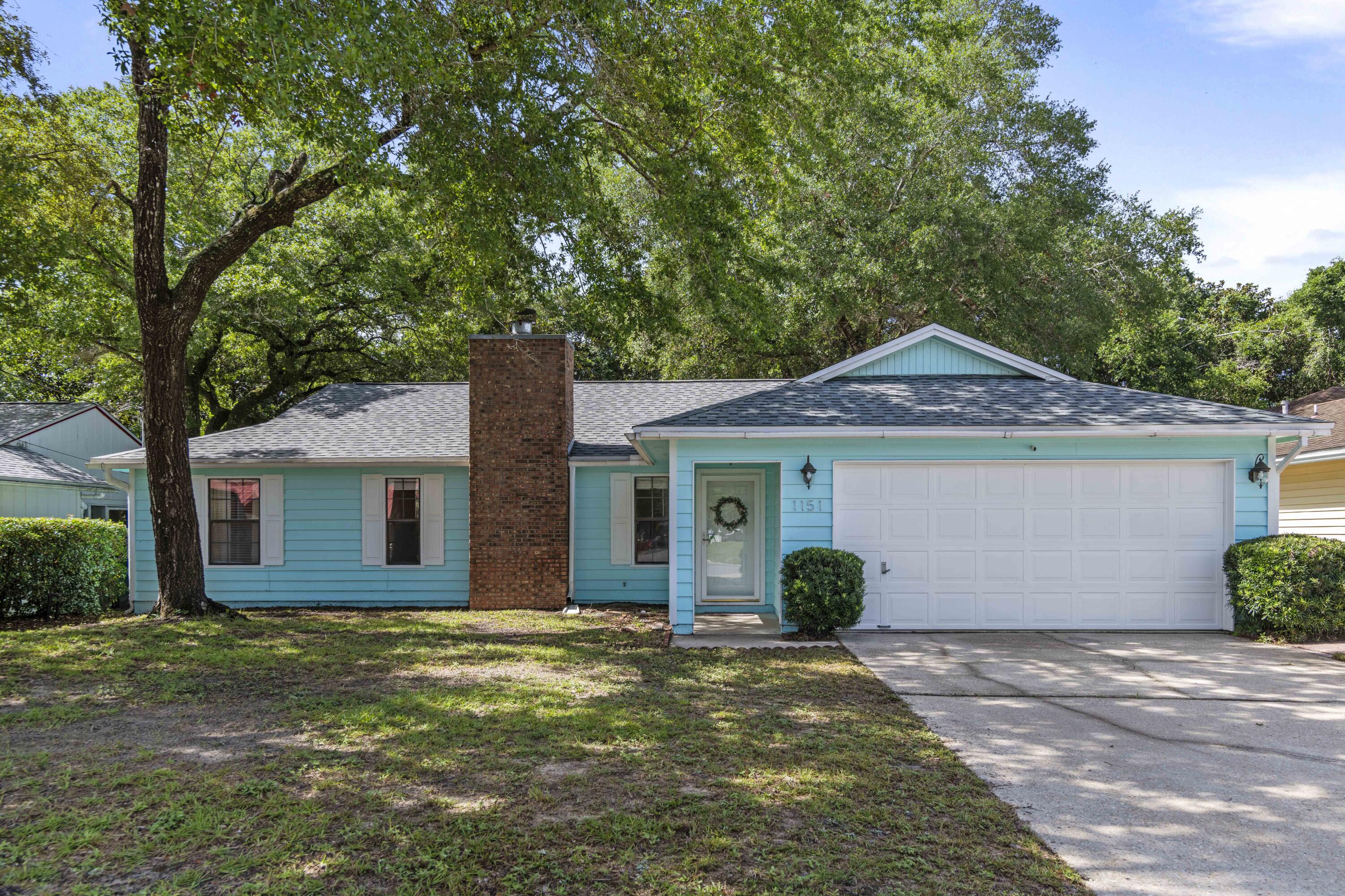 This stunning 3-bedroom, 2-bath home is move in ready! With a new roof, HVAC, and water heater, enjoy worry-free living in a prime location near shops, restaurants, schools, and military bases.The large master suite boasts a bay window, custom walk-in closet, and dual sinks. The spacious living room features a wood-burning brick fireplace and built-in bookcase, while the updated kitchen shines with a gas stove, stainless steel appliances and large island.Step outside to a screened-in porch and wood deck overlooking a private backyard, perfect for entertaining or relaxing. Conveniently close to Eglin AFB, Duke Field, and 7th Group, this home has it all.Schedule your showing today!