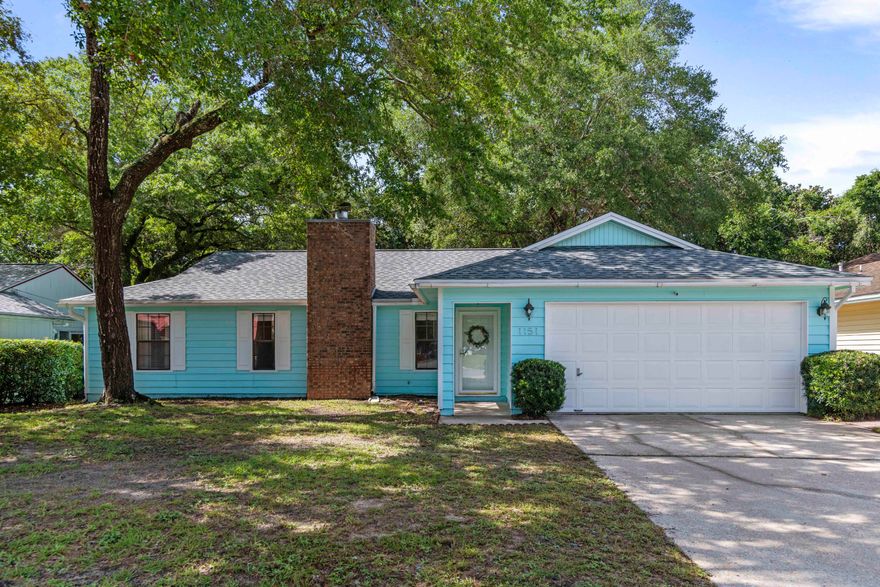 This stunning 3-bedroom, 2-bath home is move in ready! With a new roof, HVAC, and water heater, enjoy worry-free living in a prime location near shops, restaurants, schools, and military bases.The large master suite boasts a bay window, custom walk-in closet, and dual sinks. The spacious living room features a wood-burning brick fireplace and built-in bookcase, while the updated kitchen shines with a gas stove, stainless steel appliances and large island.Step outside to a screened-in porch and wood deck overlooking a private backyard, perfect for entertaining or relaxing. Conveniently close to Eglin AFB, Duke Field, and 7th Group, this home has it all.Schedule your showing today!