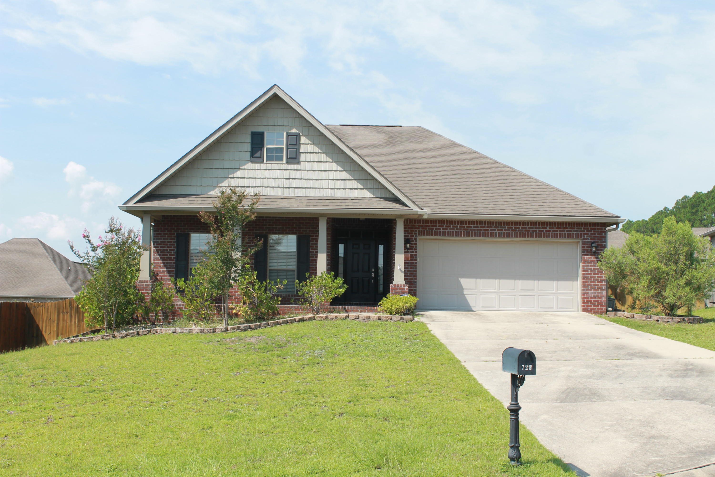 Available AUGUST 6TH! First Available showings July 1!Conveniently located South of I-10, which makes for an easy commute to any of the Military bases. The open and inviting floor plan is perfect for entertaining. The kitchen features plenty of countertop space and cabinetry, stainless-steel appliances, and a large breakfast bar. The large master bedroom and bathroom features a soaking tub, separate shower, double vanity and a large walk in closet. The heated/cooled Florida room can be used as an office or an area to relax after a long day.Dogs considered with owner approval; no cats.**Carpet cleaning & Admin Fee charged (if applicable)**See more for info on Benefits Package!Tenant to verify all data! Sound Choice: 850-389-8533