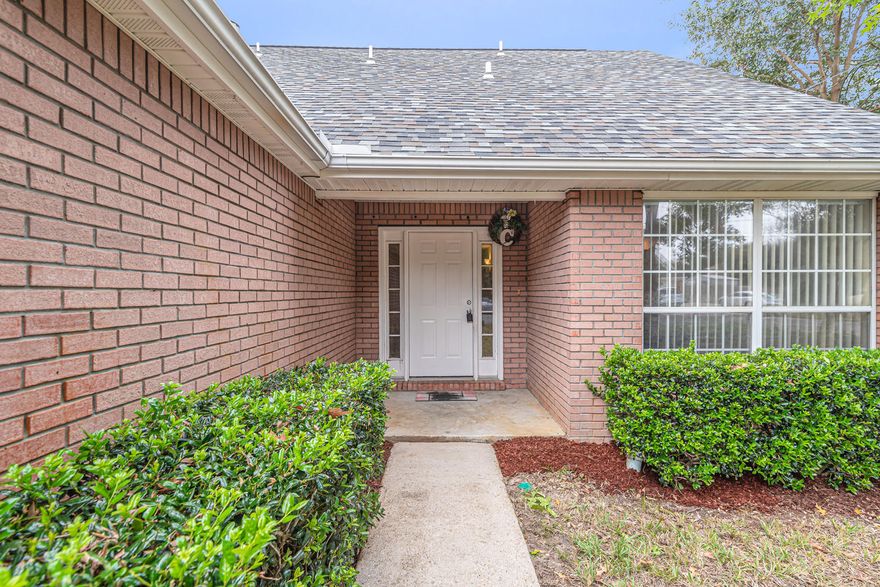 Looking for a pool home in a GREAT location? This is one you don't want to miss! Formal dining room or office with crown molding and chair rail right off the entry. Easy to maintain wood laminate flooring throughout main living areas. The eat-in kitchen has new counter tops, a nice bright window over the sink, and a good sized pantry for extra storage. Vaulted ceilings, gas fireplace, and open balcony to the upstairs complete the open and airy living room. The spacious first floor Master suite features a large walk-in closet. The bathroom has dual vanities, and a shower/garden tub combo. Upstairs are two additional bedrooms, one with a large walk in closet. The upstairs bath has dual vanities and extra counter space. The in ground pool is already equipped with child safety fencing.