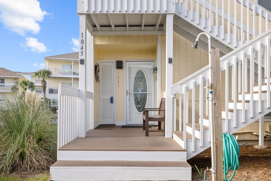 Experience the ultimate in coastal living with this 1-bedroom, 1-bath end-unit condo located in a private gated community. Step out onto your patio overlooking the harbor and enjoy extended deck space perfect for taking in breathtaking sunrises and sunsets. Boaters will love the convenience of bringing their own vessel and docking right outside the condo for a nominal fee, complete with water and electric hookups. Inside, modern updates include a tankless hot water heater for endless comfort. This condo also boasts a strong rental history, making it an excellent choice for both personal use and investment. The community is rich with resort-style amenities, offering five swimming pools, three hot tubs, a 9-hole par-3 golf course, six lighted tennis courts, pickleball, private beach access Experience the ultimate in coastal living with this 1-bedroom, 1-bath end-unit condo located in a private gated community. Step out onto your patio overlooking the harbor and enjoy extended deck space perfect for taking in breathtaking sunrises and sunsets. Boaters will love the convenience of bringing their own vessel and docking right outside the condo for a nominal fee, complete with water and electric hookups. Inside, modern updates include a tankless hot water heater for endless comfort. This condo also boasts a strong rental history, making it an excellent choice for both personal use and investment. The community is rich with resort-style amenities, offering five swimming pools, three hot tubs, a 9-hole par-3 golf course, six lighted tennis courts, pickleball, private beach access, and two on-site restaurantsone casual beachfront spot and one fine dining experience. This rare opportunity combines waterfront beauty, convenience, and proven income potential all in one.
