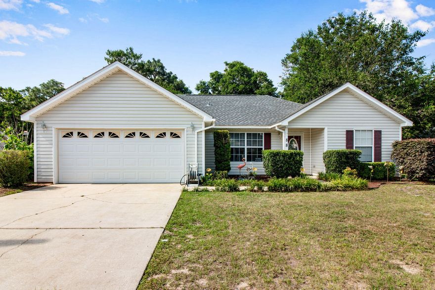 Welcome home! Built in 2000, this home features a 'split' floor plan which gives function and privacy. Notice the vaulted ceiling in the living room which allows the space to live large and bright! The screened-in back patio looks out over the expansive back yard and here you can relax and plan out your next outdoor hobby. In fact, there is a top-notch chicken coop along with multi-sectioned run already in place. Call today and schedule an appointment before this one is gone!