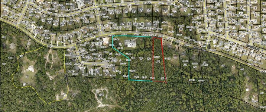 LOT 21, WOODED LOT. Large wooded lot, buildable upfront to about 150 ft back which is about 1/2 acre back. The rest of the property is wetlands. Lot 21 is the lot available for purchase.