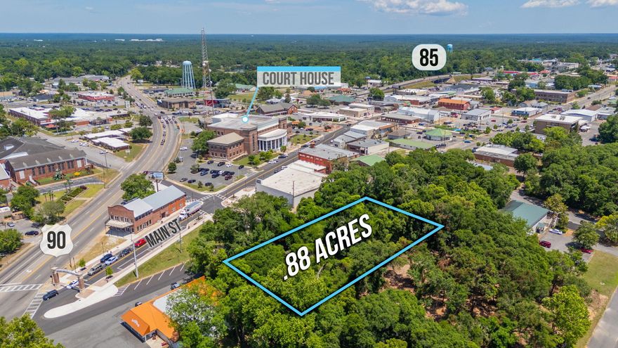 FANTASTIC COMMERCIAL LOCATION in the heart of downtown Crestview. Wilson Street runs parallel with Main Street which is the historical section and heart of the city. Close proximity to Okaloosa County's main courthouse, shopping, restaurants and the intersection of Highways 85 & 90. The listing consists of two parcels which consist of a total of 4 lots which are approximately .88 acres. Seize the opportunity to own a great piece of commercial property in a downtown area that is continuing to grow and prosper.