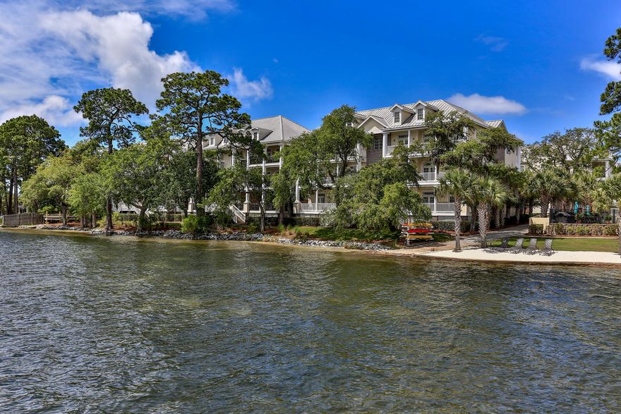 Bayfront 3 Bedroom & 3 Bath Fully Furnished Condo!! Absolutely Gorgeous Interior and Exterior! Situated on St. Andrews Bay in a Gated Community with Fabulous Amenities! There is a Boat Ramp next to the building and A Large Pier for Pier Fishing! The Pool has a Gorgeous View of the Bay, and the Clubhouse includes a Community Room plus a Large Theater! The Condo has amazing finish work with Eight Foot Doors, Crown Molding and High Ceilings. The Kitchen is a True Chef's Kitchen with a Large Granite Breakfast Island, Viking Oven and Gas Cooktop, Sub-Zero Refrigerator, Wine Cooler and Ice maker! There are Hardwood Floors, A Walk-In Laundry Room, and the Condo is Fully Furnished with exception of the washer and dryer and a small owner exclusion list.