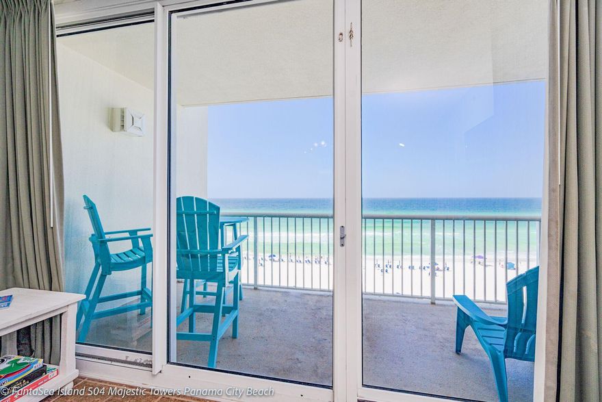 Beachfront Paradise with Proven Rental Income! Welcome to your dream investment opportunity in the heart of Panama City Beach! This stunning 3-bedroom, 2-bathroom condominium is perched on the perfect height of the building--floor 5--offering breathtaking, uninterrupted views of the sparkling blue waters, endless horizon, and amazing sunsets. Ideal short-term rental, this property is a proven income machine with rental numbers from 2022, 2023, and 2024 to back it up. The rental schedule for 2025 is already fully booked, allowing the buyer to start receiving income immediately upon closing. Boutique rental management. Resort-style amenities include indoor and outdoor pools, a kids' pool and splash area, a state-of-the-art fitness center, a theater, tennis & pickle ball, game room, gift shop