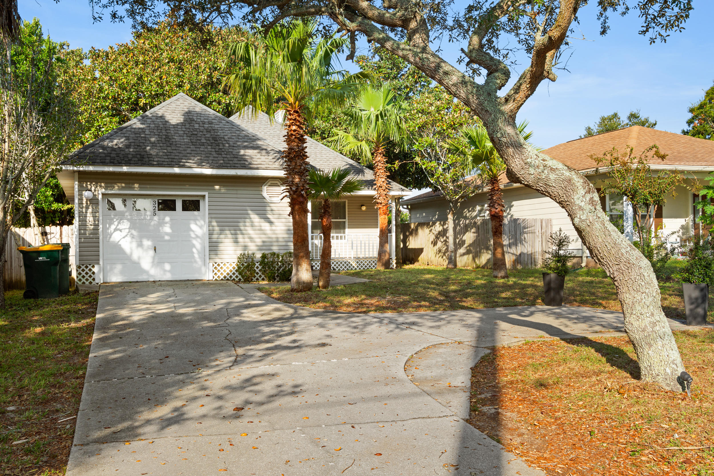 Enjoy the Good Life in this quaint, tastefully updated 2 bedroom, 2 bathroom home. Walk into the inviting Living room with your wonderful fireplace to enjoy those evenings with a good book as the living room features a beautiful built in bookcase. The cathedral ceiling creates and trayed ceiling adds a spacious feeling. This home has a great use of space! Come see what this home has to offer in the heart of Destin. You won't be disappointed. Buyer to verify all dimensions and information.