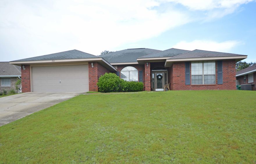 Welcome to the quiet subdivision of Waterstone! This immaculate home features a split floor plan with 4 bedrooms and two baths, a large formal dining room and eat in kitchen area.  Open and Spacious family room boosts high ceilings, and windows for light that includes plant shelfs for additional decor; Large eat in breakfast area with Bay window also add light; Kitchen has stainless steel appliances and luxury (tile like) laminate; Cherry cavaleir cabinets; Breakfast bar with stools adds seating space;  Large inside utility room with lots of storage shelves. Large Master suite has double vanities, garden tub, separate  shower with glass door,  and large walk in closet. The back yard has fence with lawn pump and sprinkler system. Upgraded light fixtures throughout home; 3 Large bedrooms are separate from Master Bedroom for added privacy; The additional bath also has double vanities for added convenience; Large backyard with patio; Water heater replaced in 2016 Close to shopping, schools and beaches; Come view this home today!