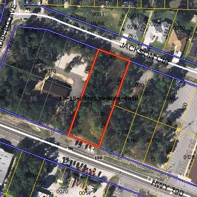 Are you looking for an extra big lot for your new home? Or perhaps you want to build a duplex or other multi-family as an investment property? This .71 acre parcel fronts both Valparaiso Parkway and Jackson Circle and is zoned C1, which includes R2 and R1 zoning uses. Per zoning: Duplexes shall provide a living area of no less than 800 square feet per dwelling unit, Multifamily units shall provide a minimum living area of 600 square feet for one bedroom, and an additional 200 square feet for each additional bedroom. Single family homes to be a minimum of 1000 square feet. Property has potential for apartments, townhomes, office and commercial uses. Seller is BUILDER and can also build to suit buyer!