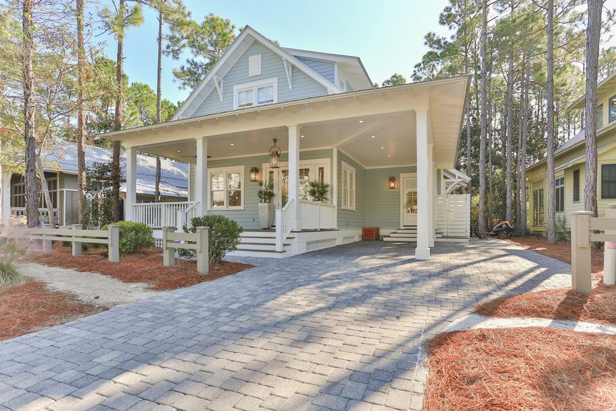 Imagine getting a brand new FURNISHED home in one of the most desirable and private locations in Watercolor. From top to bottom a complete and total renovation, including top furnishings from Beau Interiors. All new interior and exterior paint, flooring, all new tile, rebuilt showers and bathrooms, kitchen, decks, all new A/V and washer and dryer, all new lighting fixtures. Every detail is perfect. This home exemplifies the charm and location of classic Watercolor with all the brand new bells and whistles. Never occupied and sold furnished and ready to enjoy and/or for successful short term rental. Nothing like this home on the market. PRIVATE lot. A complete list of all renovations and furnishings to be attached. Room dimensions are approximate. Square footage from recent appraisal.