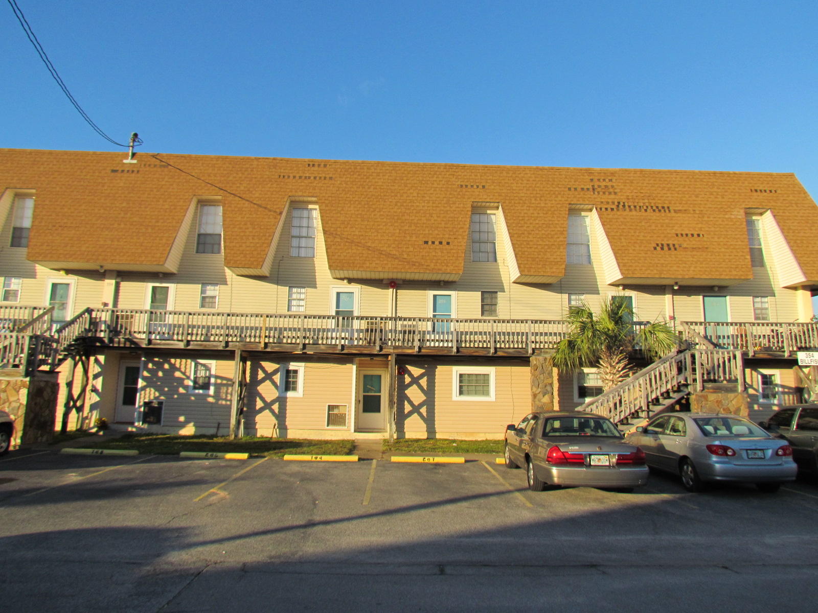2nd floor 2 level condo with balcony is a short walk to the beach on Okaloosa Island! Public beach access is just across the road! 2 bedroom, 2 1/2 baths. Owner will consider a small dog that is spayed or neutered and fully housebroken, no puppies with a yearly pet fee and a one time pet deposit. No smoking. Anyone 18 or over wishing to live in the property must fill out a separate application and be named on the lease. Rent is $1050/month! Call today for your showing appointment. Available now!