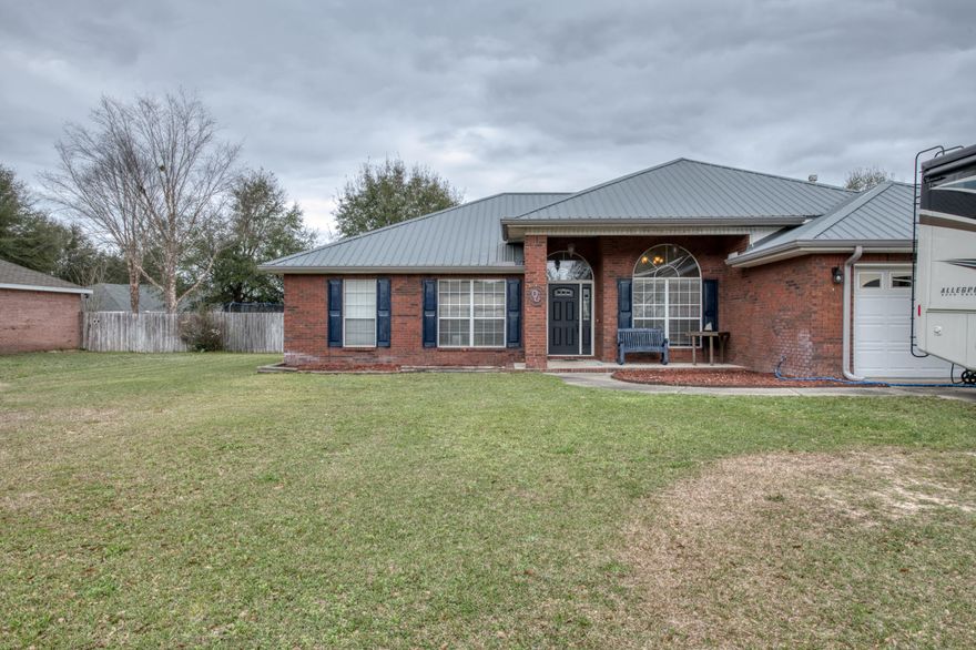 Hit the heights with this skillfully crafted all brick residence. You will love the stylish elegance of this 2300 sq. ft., fully fenced property. Special delights include heated and cooled Florida Room, two open patios, hot tub and large storage shed. Everyone in the household can take advantage of the kitchen and convenient breakfast nook. Grocery pantry closet and all stainless steel appliances with ample counter top space makes for a splendid design. A healthy routine is yours for the asking here with the screened enclosed pool. A bright roomy home providing space for all. Incomparable grace and comfort.