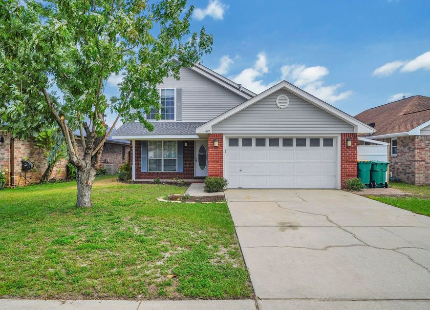 AVAILABLE NOW... 4bd/2.5bth home in Emerald Village, the desirable community located at the back gate of Hurlburt Field in Fort Walton Beach. Spacious Living Room has a gas fireplace, vaulted ceilings, & more! The updated kitchen offers quartz counter tops, a separate pantry & nice size Dining Area. The Master Suite is located on the 1st floor offering laminate wood flooring, a Master Bathroom with double vanity and a walk in closet. 3 Bedrooms and a full size bathroom are located on the 2nd floor. Enjoy this entertaining back yard with concrete patio, AS IS Gazebo, AS IS Shed, and Gas Power Generator Installed. NO smoking. Pets allowed upon approval w/non-refundable pet fee. 600 minimum FICO credit score required in addition to meeting rental criteria.