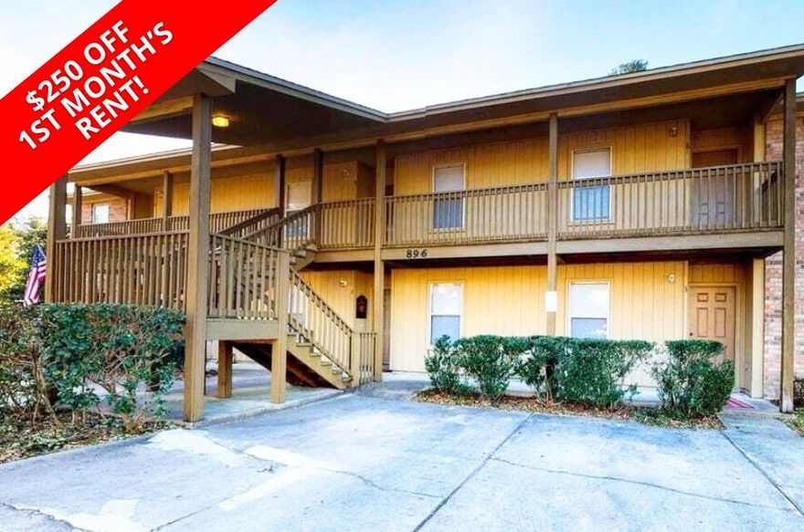 This well maintained unit is move in ready! This is an end unit on the second floor so it offers plenty of natural light. It also has an open floor plan for the dining/living area and a split bedroom plan. There is a nice covered back patio with an additional storage room off of the living room. Sorry no pets allowed. All Coastal Realty Services residents are enrolled in the Resident Benefits Package (RBP) which includes renters insurance, HVAC air filter delivery (for applicable properties) and our best-in-class resident rewards program, and much more! More details upon application.