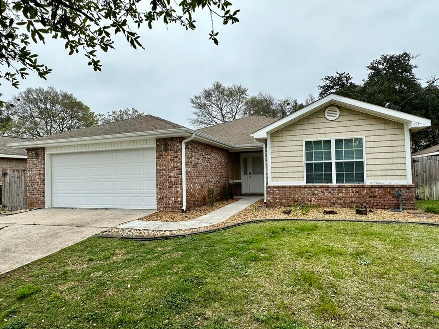 *VA Assumable*This spacious 4-bed,2-bath home is in a convenient location close by parks, stores and just minutes from Eglin AFB, Hurlburt Field, and beautiful beaches.Step inside to find an open-concept layout with LVP throughout the entire home, and a spacious living room perfect for gatherings. The kitchen offers granite countertops, stainless steel appliances, and a cozy dining area! The split-bedroom floor plan includes a large primary suite featuring a walk-in closet, garden tub, and separate shower, while the 3 additional bedrooms offer plenty of space for family or guests.Out back, you'll love the fully fenced yard with a double gate--ideal for storing a boat and lots of room for outdoor fun. This home checks a lot of boxes-location and space. Don't miss out on this Shalimar gem! Buyer is responsible for verifying all data and information, including lot size and room measurements, as it is deemed reliable but not guaranteed
