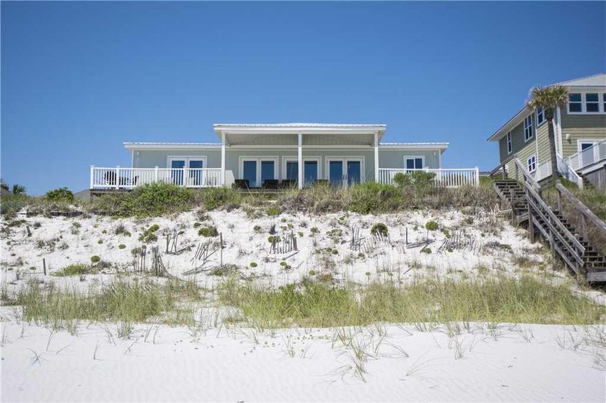 Fabulous 30A Gulf Front Home located on 75' of the Gulf of Mexico! If you are looking for an estate sized lot with a beautiful Beach front home, this home is for you! With glorious sunrise & sunset views, this home provides the owner with complete privacy, yet is conveniently located within walking distance of Gulf Place. Appointment required.