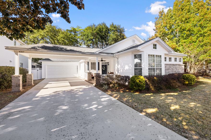 Welcome to this beautifully maintained Magnolia Village home in Bluewater Bay! This low-maintenance, move-in-ready residence is tucked inside a gated community just minutes from top-rated schools, shopping, beaches, and Eglin Air Force Base. This home has been thoughtfully updated to include: seamless glass in the primary shower, granite countertops, modern tile, and stylish fixtures. Jack-n-Jill set up for bedrooms 2 and 3 with each bedroom having its own vanity. The spacious kitchen offers newer appliances and overlooks the open living and dining areas, with the focal point of the living area being the fireplace - creating the perfect layout for everyday living and entertaining. Roof: 2018, HVAC: 2022 , Hot Water Heater: 2026. All bedrooms are generously sized with excellent closet space.  The owner spared no expense in the thoughtfully designed newly added outdoor living and entertaining area. Highlights also include a large laundry room, two-car garage, and a termite bond already in place. This home truly checks all the boxes.