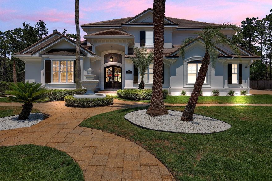 This meticulously crafted residence, just blocks from 30A offers the perfect blend of modern luxury and relaxed beachside living featuring a bright and airy open floor plan, grand high ceilings, large windows, and elegant finishes throughout.  The spacious living areas provide ample room for entertaining guests or unwinding with family, while the fireplace adds a touch of warmth and comfort. The gourmet kitchen is a chef's dream, equipped with top-of-the-line appliances, custom cabinetry, and a generous island perfect for casual dining or meal preparation. The luxurious primary suite is complete with a spa-like bathroom and private entry to the balcony. Two public boat launch ramps less than 1/2 mile down the street. Outside you will discover your own private oasis, featuring a covered porch, lush landscaping and a tranquil pool, perfect for enjoying the gentle sea breeze! 