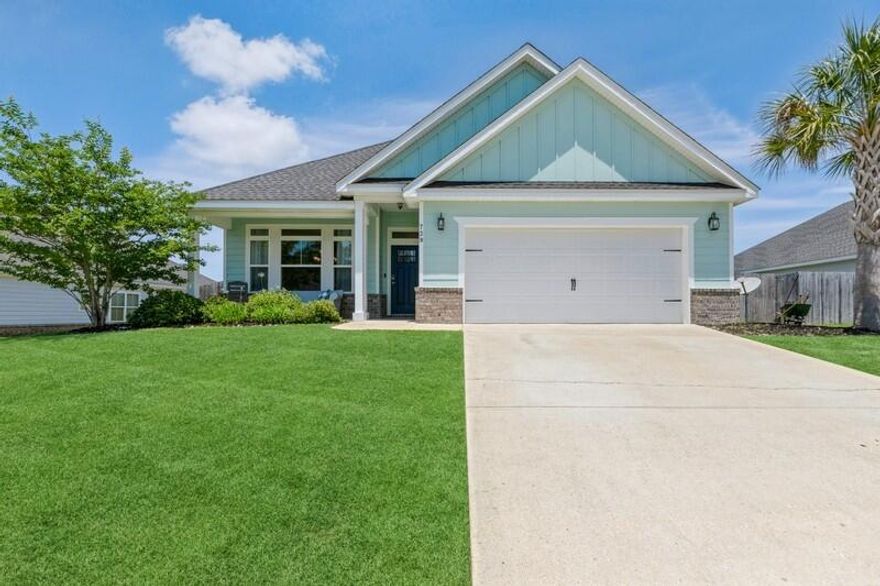 This lovingly maintained residence features 2,076 square feet of open living space and sits on a high, quarter-acre lot just outside of the city limits of Freeport! Offering three bedrooms and two bathrooms, plus a designated office or dining room; residents will find ample space, privacy, and flexibility within. This home is complemented by the oversized utility shed/workshop in the privacy fenced back yard, in addition to the attached two car garage. Complete with partial custom cabinetry, owners will love the functionality of the kitchen, and the single basin sink with an elongated high low bar for entertaining or informal dining. This welcoming home makes for the ideal gathering place with the open concept floor plan that unites the heart of the home, the kitchen, with the family room; creating a natural flow from the front door of the home to the screened in back porch.

The primary bedroom offers owners a sense of retreat, providing an exterior entrance to the private, screened in back patio where owners can enjoy morning coffee, dine El Fresco, or simply unwind. The well ventilated and lit primary bath offers a spa-like experience complete with an oversized tiled walk in shower, separate garden tub, and double vanities featuring sprawling counter top space; lending to plenty of storage in addition to the large walk in closet. The two additional bedrooms share a full bathroom with similar high-end fixtures to include double vanities and a shower/tub combo. The thoughtful spacious separate laundry room with a utility sink makes doing laundry a breeze, and custom window treatments hang on every window, making this home move in ready! 
This home's location, just minutes from local schools, grocers, and shops makes it an ideal fit for a variety of households. Owners and their guests can enjoy the community amenities, including a pool and a park, which is in close proximity to the property. The combination of ample living space, community features, and convenient access to essential services creates a well-rounded living environment for all residents.