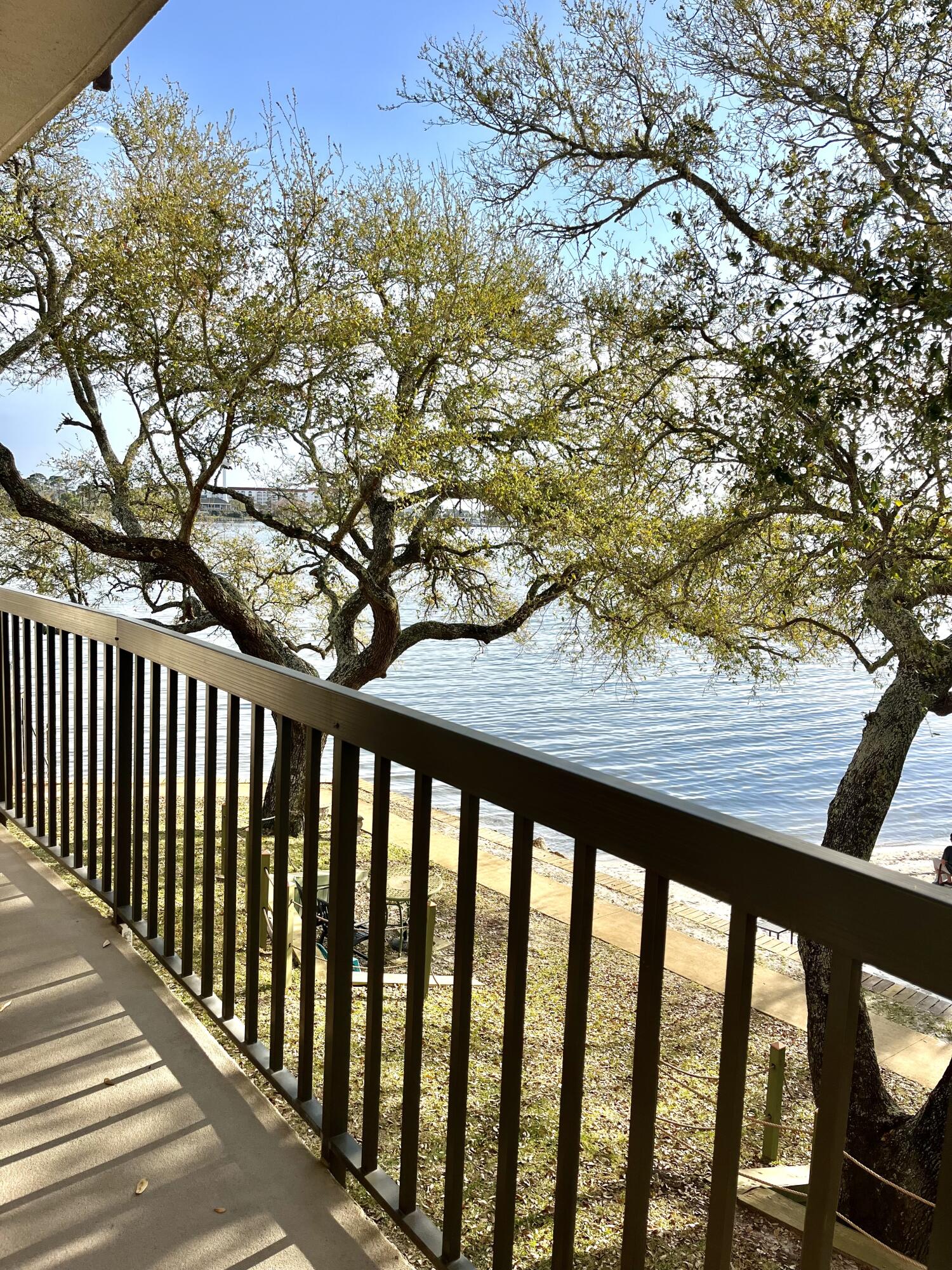 INTERCOASTAL WATERWAY VIEW and a 25' BOAT SLIP you can use it or rent it out for extra income! The complex has a private beach area to launch your kayak or paddleboard! This could be your getaway vacation spot or SHORT TERM RENTAL Investment! Enjoy the sunny mornings with coffee on the balcony overlooking the pool with a view of Okaloosa Island and the sound. The unit is being sold FULLY FURNISHED and RENTAL READY. This month the unit was freshly painted, installed new electrical switches, and upgraded the outlets. HOA covers everything except electricity. The unit is turn-key ready and has an annual average rental history of $21K !!