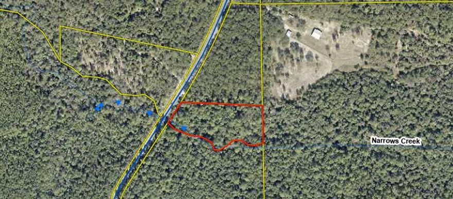 Prime waterfront parcel in DeFuniak Springs with 655+/- ft on Narrows Creek and 150 feet of frontage on King Lake Rd. Over 2 acres of serene, wooded land with open areas--ideal for a custom home, cabin, or recreational retreat. No HOA or known restrictions. 10 Minutes to downtown DFS and within 1/2 mile of the new Upper Shoal River State Park. www.tpl.org/our-work/upper-shoal-river45 minutes to the pristine sandy beaches of Walton County. Enjoy kayaking, nature watching, and privacy surrounded by large tract parcels. Paved road access and nearby power. Zoned for rural village use ~ 2 homes per ac. Buyer to verify all zoning, utilities, and build requirements. Don't miss this unique opportunity to own a beautiful slice of Florida paradise.