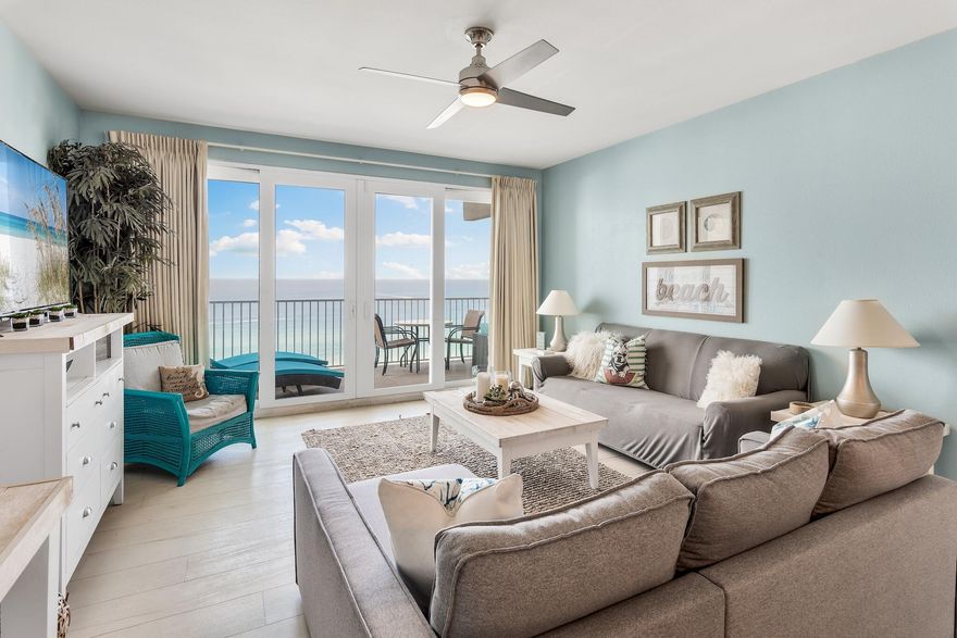 This Upgraded Unit Is In Prime Location Offering Some Of The Best Views At Laketown Wharf. This Residence Has 2 Bedrooms 2 Baths, Bunk Room & Can Easily Accommodate Over 8 People. Features Include: Expansive Gulf View Balcony, Updated Flooring Throughout. New Stainless Steel Appliances, Painted Cabinetry, Updated Backsplash & Lighting. Updated Shiplap Foyer With Bench. You Do Not Want To Miss Out On This Amazing Opportunity! Laketown Wharf Resort Is In The Heart Of All The Fun & Excitement In Panama City Beach  Just Steps Away From The World's Most Beautiful White-Sand Beaches, Shopping, Dining & Entertainment. This Beachside Resort Offers Unparalleled Amenities With Convenient Beach Access, 5 Unique Pools, A Kids Funscape Playground, Gulf View Fitness Center & Sports Bar & Grill. Laketown Wharf Offers A Variety Of Views Including The Gulf Of Mexico, Lake & Golf Course. Enjoy The Nightly Fountain & Light Show, Restaurants & Market Shops Along The 52,000 Square Feet Of Lakefront Boardwalk.