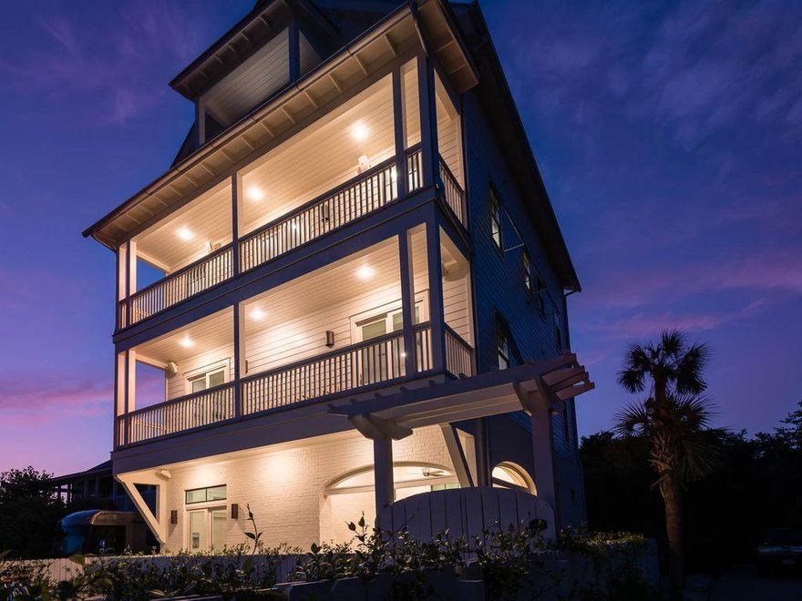 Under contract with 72 hour kick-out clause in place. A stunning, newly constructed property offers luxurious, relaxing Seagrove Beach living at its finest! This home is the epitome of a luxury beach getaway, with the bright and airy feel, the soft and natural furnishings, and the professionally curated decor elements this home has to offer. The residence boasts 6 bedrooms, 7-1/2 bathrooms, private pool and elevator access to all four floors. Enjoy evening sunsets, stunning Gulf views, or listen to the crashing waves from the upper level balconies.The first floor offers two junior suites, each featuring a king bed and private bathroom with glass-enclosed shower and marble vanity. Enjoy the private outdoor space on this floor by relaxing on the covered patio in one of the chaise lounges, or take a splash in the private pool. 