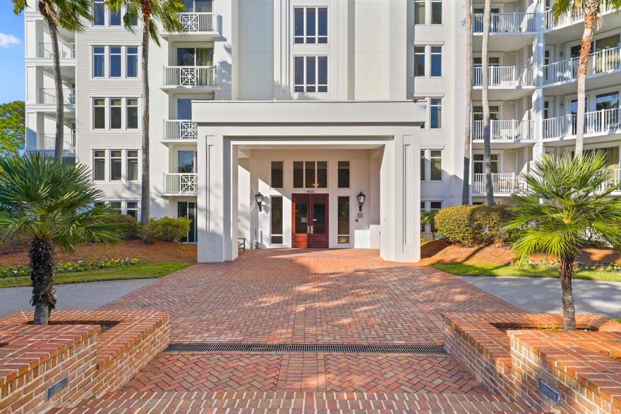 This desirable, sought-after first floor studio features NEW Quartz countertops in bathroom and kitchenette including a NEW FULL-SIZE stainless steel sink, NEW microwave and new undercabinet lighting. Living area features fresh NEW paint, a NEW large flat screen TV, and NEW Custom ordered, high quality room-darkening blinds.  NEW CODED Door Lock. Open the sliding patio doors and walk right outside to your Sandestin Resort paradise.  Just a short stroll to the seasonally heated pool or your own private retreat at the Solstice Club on the bay, Baytown Wharf resturants, shopping & numerous walking or biking trails.  Elevator to underground covered parking for Elation is just down the hall. All furnishings and new king size bed linens, pillows, towels, dishes and small appliances convey. Consumer should verify all dimensions, assessment fees, and any information for accuracy and to their satisfaction. 