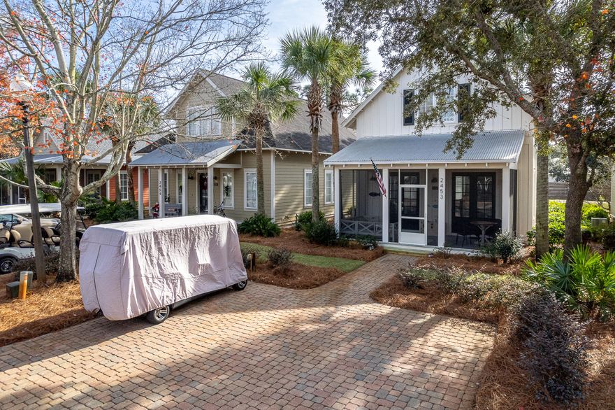 Welcome to the Bungalos at Sandestin, a quiet community of single-family Cottages, including a private community pool and putting green. The double doors leading from the screen porch open into a convenient spacious floorplan. Owners and guests alike will enjoy the convenience of a large great room with fireplace, upgraded kitchen with quartz counters and new appliances, a spacious dining area, laundry room / half bath and large master bedroom and bath on the ground floor. There are 2 additional bedrooms, full size bunk beds and 2 full bathrooms, upstairs. Sandestin amenities include the beach, 4 golf courses, the shops at Baytowne Wharf, tennis center, marina, and more. This charming home is being sold completely furnished, with a 6 passenger golf cart included. Come See for yourself!