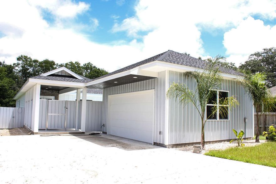 Brand new ICF (SOLID CONCRETE WALLS REINFORCED WITH REBAR AND INSULATED WITH FOAM) built by JP Carducci Inc. This one of a kind home is nothing like anything else on the market and is a MUST see. If you like modern then look no further it features custom metallic epoxy floors, custom wall mounted vanities, HUGE tile master Zero Entry Shower with rain head, custom grey cabinets with push to open drawers and doors, solid white quartz tops, all impact doors and windows (no need for shutters), 10' ceilings throughout, custom salt water pool, all recessed led lighting, built in speakers for inside and outside entertainment.