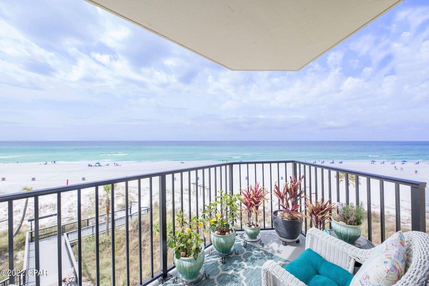 Fantastic Sunbird unit is ready for new owner! Extremely desirable Gulf front facing ''C'' floor plan overlooks the East pool, every inch of this condo has been worked on and upgraded. This unit has not been a rental but the Sunbird is a rental machine! New LVP flooring, custom walk in shower, granite counters, soft close cabinets, and more. Call for more details.  Buyer to verify all data and dimensions.