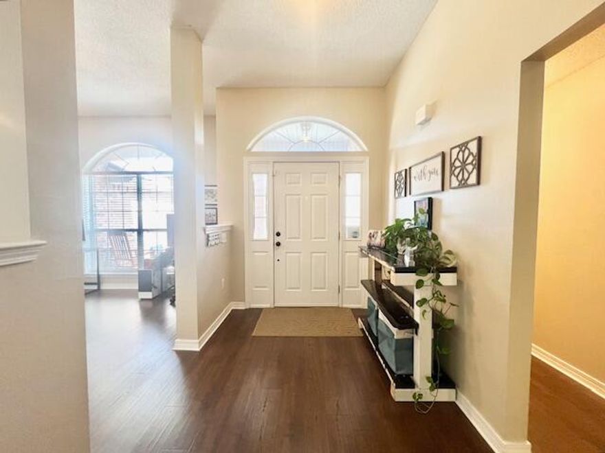 Available April 1!  Pets under 50lbs only!Welcome to this beautiful 4-bedroom, 2-bathroom home located in the desirable Crestview, FL area. As you enter, you'll be greeted by a versatile flex space, perfect for a home office or additional living area. The spacious living room boasts a charming brick fireplace, creating a cozy atmosphere for relaxation and entertainment. The kitchen is a chef's dream, featuring white cabinets, granite countertops, and stainless steel appliances. With an eat-in kitchen, you'll have plenty of space for casual dining or hosting gatherings. The primary bedroom is a true retreat, complete with an en-suite bathroom that includes dual sinks, a bathtub, and a separate shower. You'll also appreciate the convenience of a walk-in closet, providing ample storage