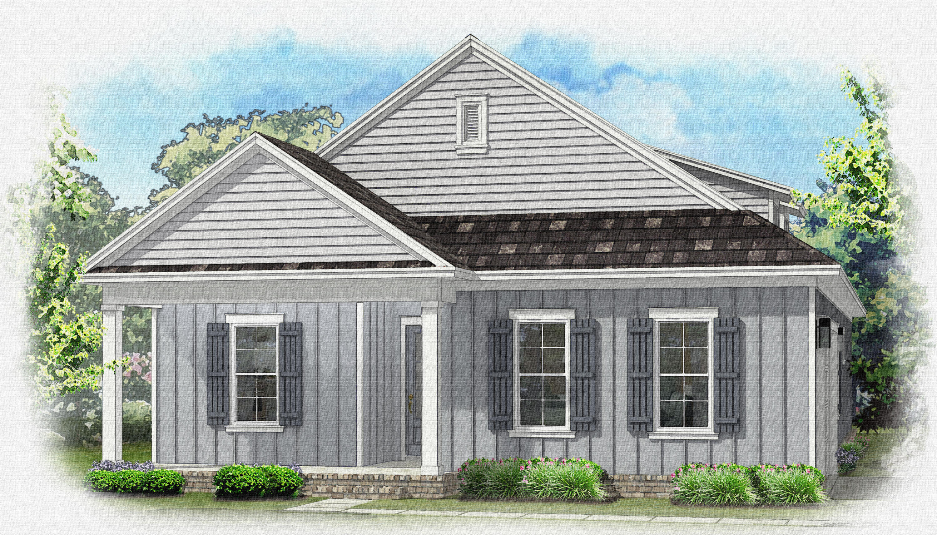 Welcome to the 1 story, DOGWOOD 2 plan in Deer Moss Creek newest Ph 7, the Brookfield. Est completion March 2026. 3 bedrooms, office/bonus rm & 2 full baths. Seller to pay 1 % towards Total closing cost split between Buyer and Sellers. Plus 20 K rate buy down or closing costs.Open floor plan on 1 floor, w/ LVP flooring in main living & tile in wet rooms. Michaelangelo, white quartz counters and white shaker, wood soft close cabinetry. White custom melanine pantry shelves & custom master closet. Apron front sink in kitchen as well as a gas range, and SS appliances. Deer Moss Creek in Niceville, FL, is a master plan community, w/ 1,100 acres to be built out over 25 years or so. Community pool, clubhouse, basketball ct and small, children's park. Plus, gazebo and scenic, walking trails. E