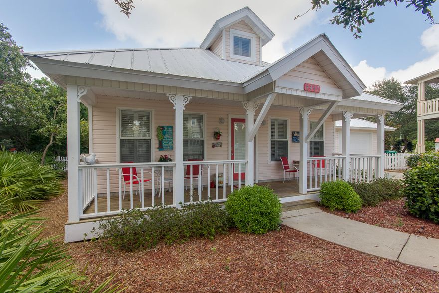 'The Best Nest' is cozy and comfortable! The cottage has been well maintained and carries out the home's theme through the decorating! Located in the heart of popular Crystal Beach, it is located beside the beachwalk over, it is an easy stroll to the beach access at Shores of Crystal Beach pavilion, as well as many restaurants in the area, Destin Commons,Kelly Golf course and Regatta Bay golf course, and of course, about a block to the Gulf. Clipper Cove is a quiet street, no thru traffic.You will find plenty of room for a pool or add an addition to the home. It has an oversized garage. As an investment property it has a proven rental record,lots of repeat guests.(in the past,only rented durning the summer monthes)