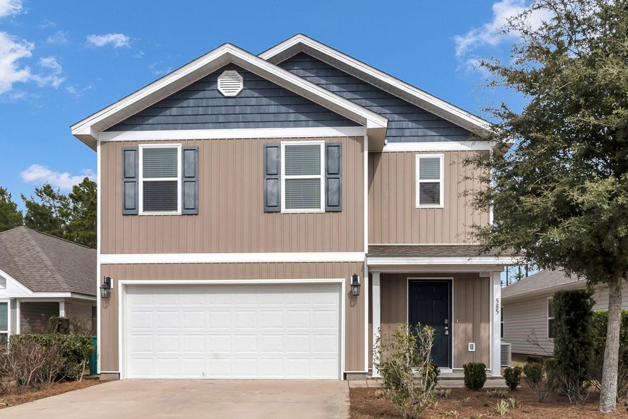 Come check out this 5 bedroom 3 bathroom home in Mill Cottages located in Hammock Bay! Interior features of this home include beautiful shaker style cabinetry, and laminate countertops in the kitchen and bathroom. Enjoy the open layout in the common area downstairs, plus a bonus loft area upstairs. Vinyl flooring is throughout the entire home, excluding the bedrooms, which feature plush carpet. Conveniently located a hop skip and a jump to the white-sand beaches and emerald waters of the Gulf of Mexico along Scenic Highway 30-A, Destin, major airports, and Eglin Air Force Base! Pets may be considered pending owner approval and a $500 nonrefundable pet deposit.