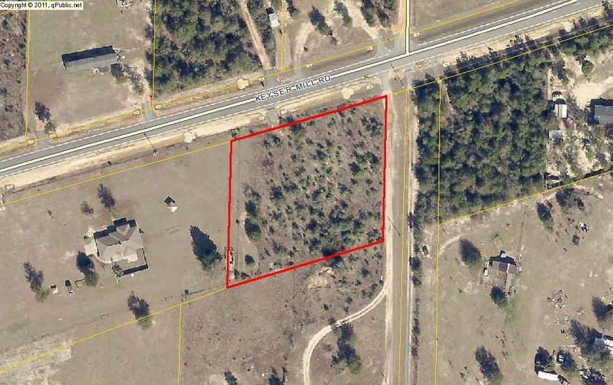 1.2 level acres on Keyser Mill Road. Ready for someone who has dreams of building a home or even someone who wants to put a mobile home on the property. No restrictions so bring your horses!