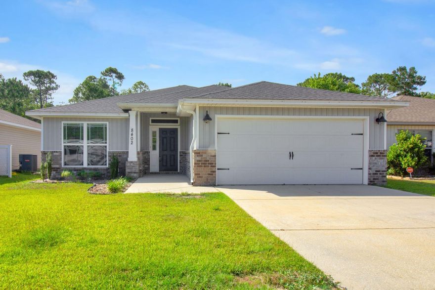 Welcome to the '3 Bedroom in Navarre!!!' - a beautiful home located in the charming town of Navarre, FL. This property boasts three spacious bedrooms and two full bathrooms, perfect for comfortable living. The open floor plan allows for seamless transitions between spaces, making it ideal for entertaining or simply enjoying a relaxed lifestyle. Step outside to a covered patio, a perfect spot for outdoor dining or just enjoying the Florida weather. The home also features a fenced yard, providing an added layer of privacy and a safe space for outdoor activities. One of the most exciting features of this home is its location. It's just minutes away from the beach, offering easy access to sun, sand, and surf whenever you desire. This home combines comfort, convenience, and coastal living at its finest.

Conveniently located and move-in ready, this house is a perfect place to call home. Don't miss your chance to see it! Schedule a showing today. Call 850-729-0399 View rental requirements or apply at www.RentwithBSR.com

No smoking or vaping. A small dog may be allowed with some restrictions and a $400 non-refundable pet fee. FEES: $50 per adult 18+ application fee, Landlord Liability Policy (if proof of Renter's coverage is not provided) $15 mo, Pest Assurance pest control policy $20 mo.