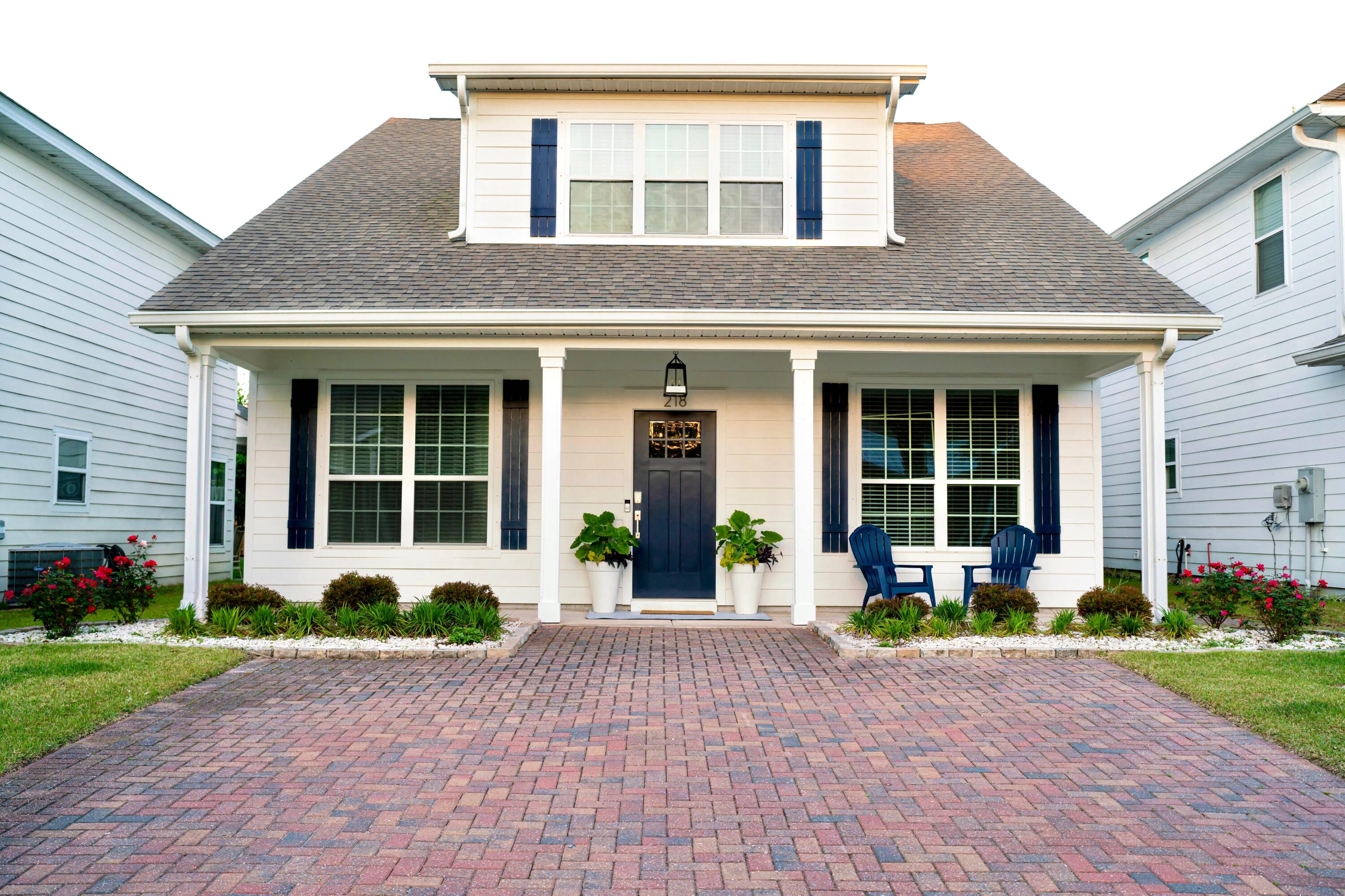 Located in the sought-after Turtle Cove neighborhood, this updated 3-bedroom, 3-bathroom home offers modern finishes, a spacious layout, and an ideal location just minutes from the beach. This home offers exclusive access to a variety of resort-style amenities designed for both relaxation and recreation. Residents can enjoy a community pool, fully-equipped fitness center, clubhouse, and tennis/pickleball courts. With direct access to Lake Powell, you will love paddleboarding, kayaking, and waterfront sunsets. For beach lovers, this location is just a 5-minute drive to the famous sugar-white sands of the Emerald Coast. Plus, Pier Park shopping and restaurants are only 6 miles away! Rosemary Beach, an iconic 30A beach town with year-round events and social gatherings, is a 10-minute drive.
Inside you will love the traditional layout with distinct living spaces that create a natural flow from room to room. New LVP flooring runs throughout the home, offering a modern, low-maintenance finish. The kitchen is a true highlight, featuring quartz countertops, a new backsplash, stainless-steel appliances, refreshed cabinetry, and custom pantry shelving. The stylish dining area is perfect for entertaining or family meals. Additional features include updated stairs, new refrigerator, updated trim, new upstairs AC, door hardware, wainscoting, and living room accent wall.
The first-floor bedroom offers versatility for guests, a home office, or a private retreat. Upstairs, the oversized primary suite provides ample space for a sitting area or workspace, allowing for a peaceful retreat while still being functional. The primary en suite has been fully renovated. In addition to the primary suite, you'll find one additional bedroom and a renovated guest bathroom upstairs, offering plenty of flexibility.
Outside, enjoy the tranquility of the covered back patio, perfect for relaxing with a cup of coffee in the morning or unwinding in the evening. The fenced-in backyard offers added privacy and space, ideal for pets, play, or outdoor gatherings. The beautiful exterior has been painted, enhancing the home's curb appeal. Sellers recently added a spacious outdoor storage room, providing convenient extra space for tools, equipment, or seasonal items.
Turtle Cove offers a peaceful, well-maintained community with easy access to shopping, dining, and the best beaches along the Emerald Coast. Whether you're searching for a full-time residence, second home, or investment property, this home offers a perfect blend of comfort, style, and convenience. Schedule a showing today!