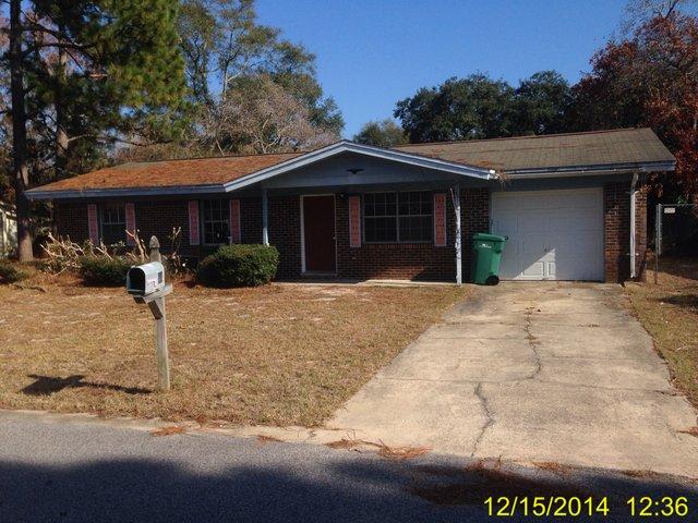 Great Location... Just Minutes to Eglin AFB. 3 Bd / 1.5 Ba home with lots of potential. Fenced back yard. Greater Starter Home. The buyer is responsible for a $75 doc fee due at closing. All contracts / offers are subject to OneWest Senior Management approval & any offers or counter offers by OneWest are not binding unless the entire agreement is ratified by all parties.