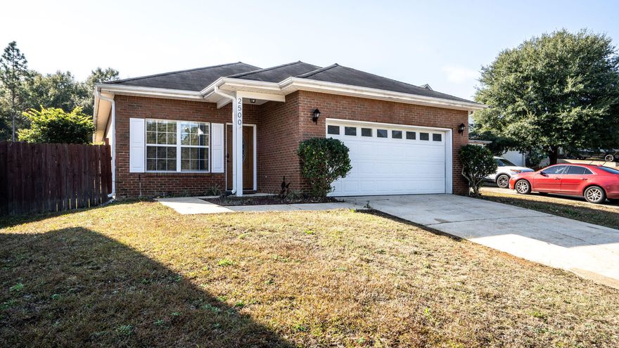 Outstanding 3/2 with a 2 car garage. Vinyl plank flooring throughout the common areas including the kitchen and bathrooms with nice clean carpet in the bedrooms.  The galley style kitchen offers updated appliances, plenty of cabinet space and beautiful granite counters. The home offers a great living space with a corner fireplace, a large dining area off of the kitchen, large bedrooms and bathrooms and a office space located right off of the back patio.  The yard is HUGE and fully fence for lots of good outdoor fun.