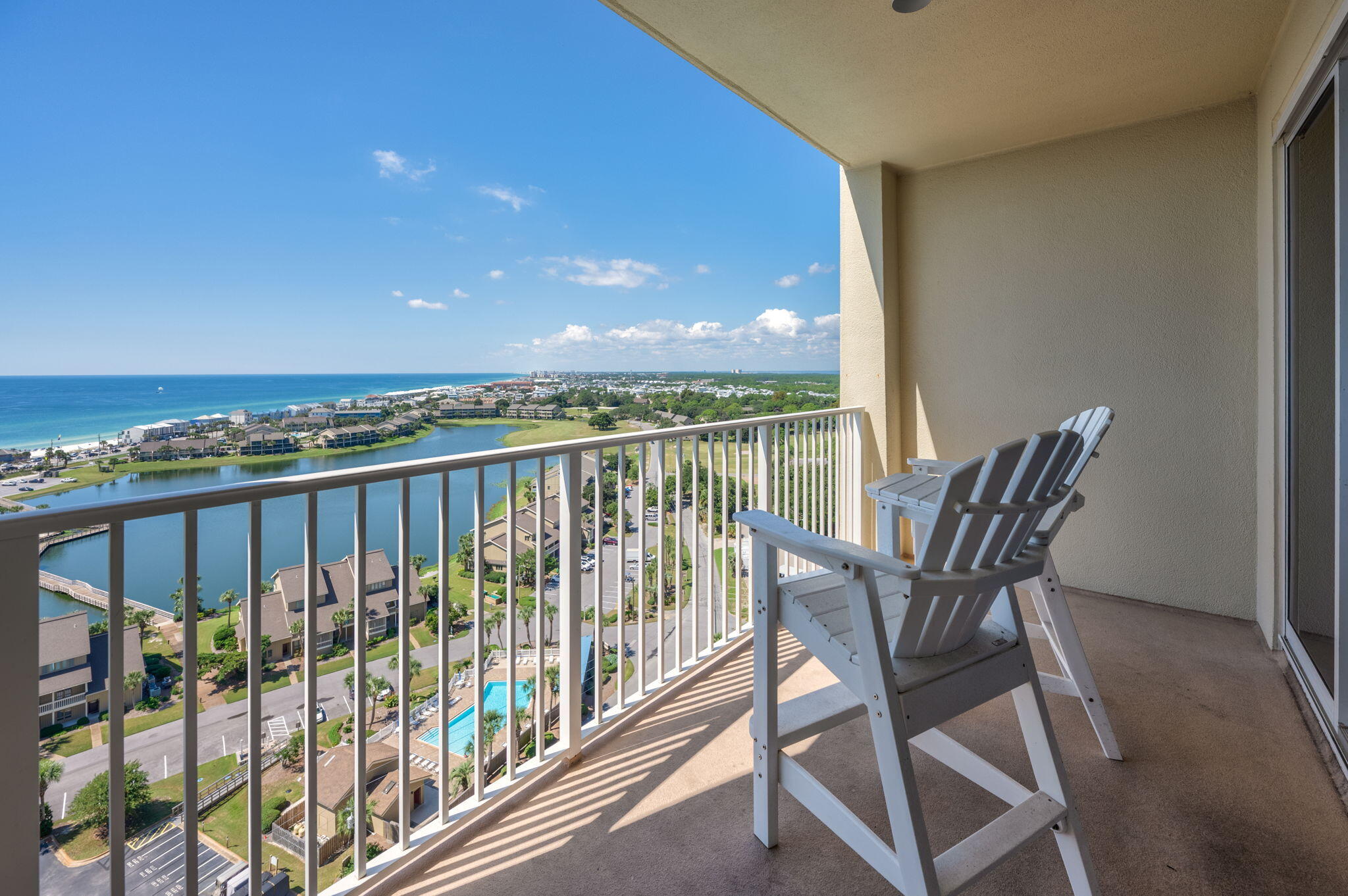 Experience stunning Emerald Coast views from this 16th floor condo of Ariel Dunes tower II at Seascape Resort. The resort features 2000 ft of deeded Gulf access, several restaurants and bars, pickle ball and tennis courts, three large pools, and much more all within a a gated community. The condo sleeps 6 between the 1 full bedroom, bunk room, and pull out sofa. The unit is fully rental ready and grossed an average of $51,000 for 2022 and 2023. Selling fully furnished and turnkey ready to make for the perfect investment opportunity!