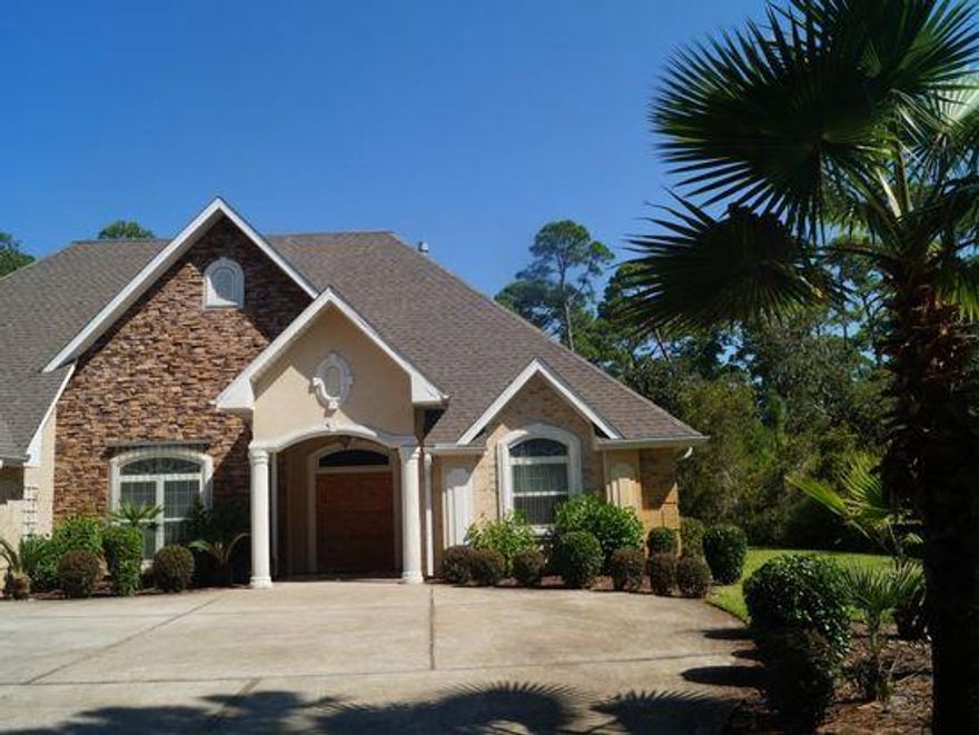Located in a beautiful family area on Tidewater Drive, right across from the Sound. It has 3 sitting areas,3 bedrooms, 3 custom built baths , and 2 covered patios, one in the front of the house and one in the back.The one in the back has an outdoor kitchen , bbq, and plenty of privacy since is facing the woods . It has a big garage, a big driveway, laundry . The house was built with many beautiful details like natural stone floors, columns, fireplace, huge kitchen with granite counter top and new fridge, new dish washer and natural gas stove, big master bedroom with on suite bathroom with big Jacuzzi, and many more.