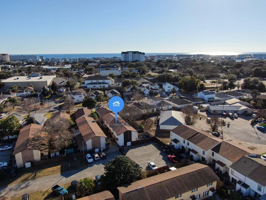 Come check out this amazingly priced townhouse located in the heart of Destin. Features 2 bedrooms, and 1 bath. Brand new hot water heater, new roof in 2020. Be close to all the action of Destin and the world's most beautiful beaches. Call today before this investment opportunity is gone.