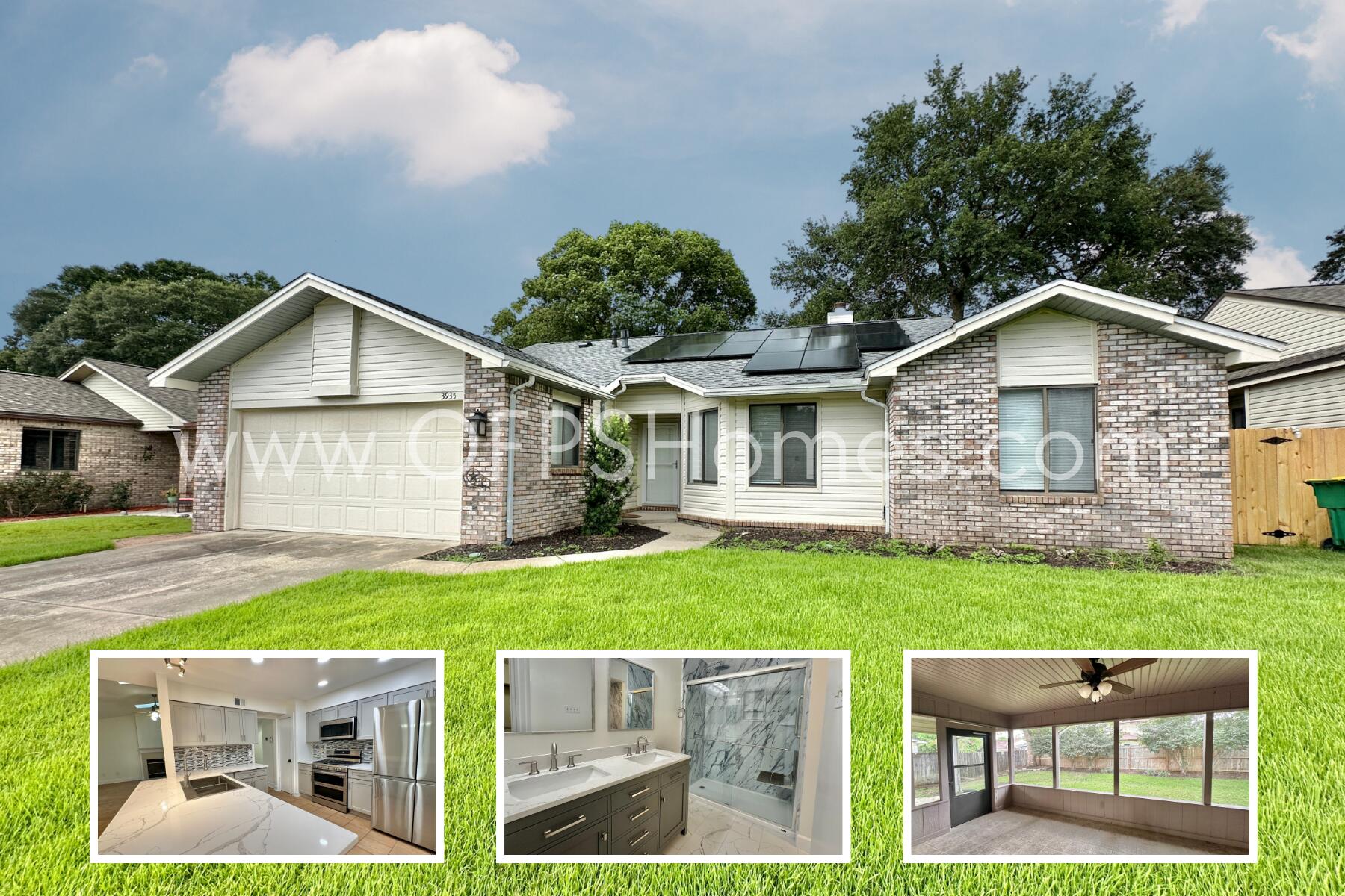 AVAILABLE NOW! Centrally located in Niceville, this updated 3BR/2BA home offers 1,643 sq ft of comfort and style. Features include new paint, laminate flooring throughout, skylights, a solar panels, and a spacious screened sunroom. The renovated kitchen boasts stainless appliances and gas range. The primary bathroom has been beautifully renovated. Enjoy a shaded backyard with an automatic sprinkler system--great for BBQs and entertaining. The 2-car garage offers extra storage or workshop space. Located with easy commute to parks, schools, first responders, and the public library. Fridge does not have filtered water. NO smoking and NO pets allowed. 600 minimum FICO credit score required in addition to meeting rental criteria. All applicants are required to complete an application on https://onefamilypropertyservices.petscreening.com/
regardless of if they own a pet or not. Applicants with an ESA are also required to complete the application.
** Fees Required once an application is approved include, but may not be limited to: Security Deposit, Non-Refundable Fees (cleaning and rekey), $20 Certified Mail Fee, and Pet Fees (when applicable).