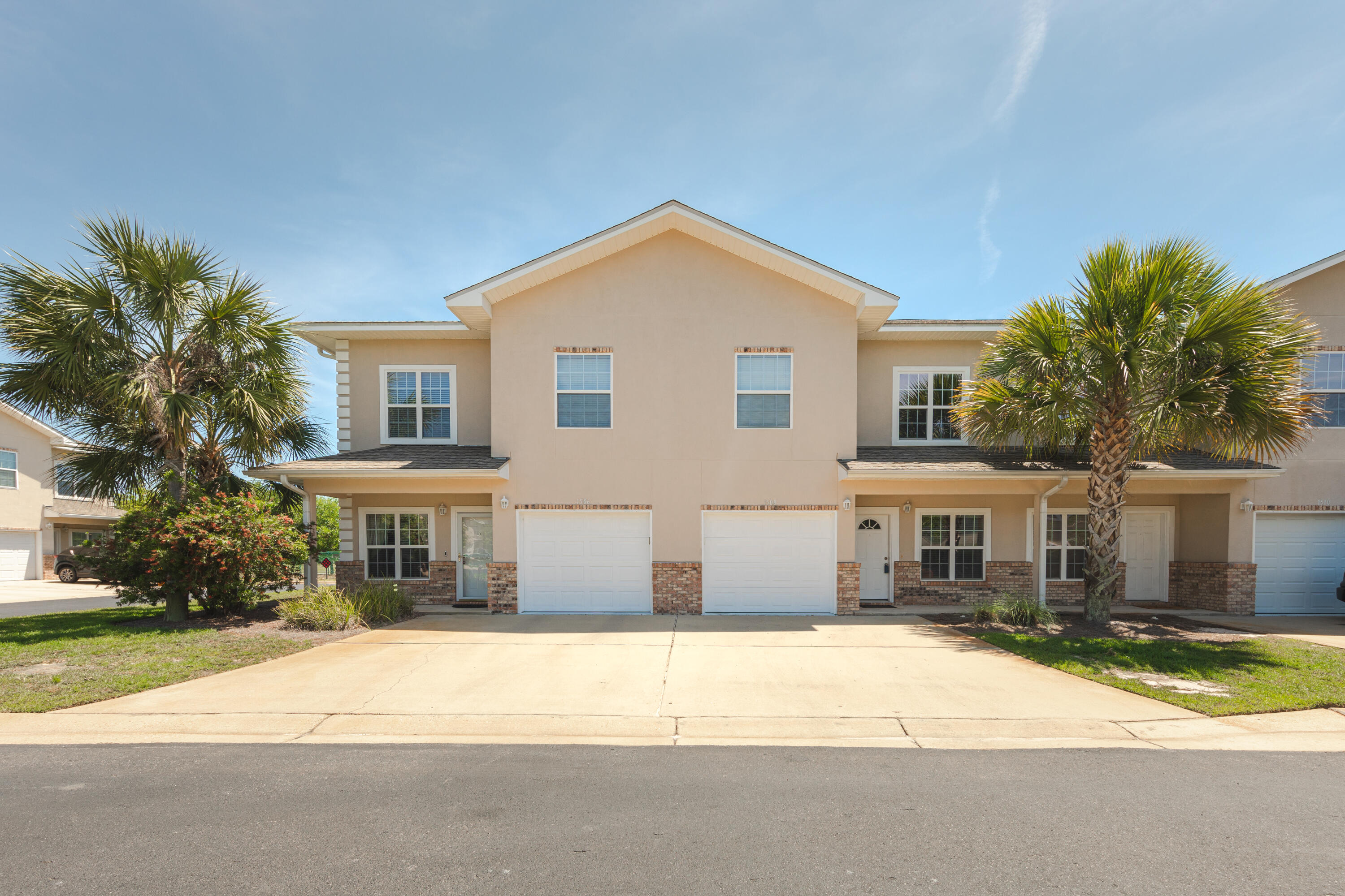 These town homes are absolutely beautiful with 9' ceilings, 20 x 20 porcelain tiles, granite countertops and custom cabinets. This Unit is a 3 Bedroom & 2 1/2 BATH PLAN and features a Dining/Living Room combination, large Kitchen with island & pantry, laundry room, and a LOFT that overlooks the living room. All 3 bedrooms and loft are located on the second floor with 2 Full bathrooms. You will absolutely love the newly upgraded master bath with a WALK-IN TILED SHOWER. The location could not be better being right outside the back entrance of Hurlburt Field! Plus just a short drive away from restaurants and shopping in downtown Fort Walton Beach.This would be an excellent starter home or investment property.