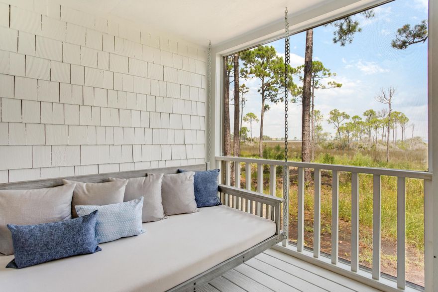 The most impressively renovated two-bedroom two-bath condominium is ideally located in the heart of Sandestin. Every aspect of this home has been completely renovated. Luxury coastal farmhouse feel and open light filled rooms make this two bedroom feel like an expansive home. There are no other Heron Walk condos upgraded and updated to this extreme: Completely new kitchen shaker soft-close cabinets, upper cabinets 42'', quartz counter tops, stainless steel appliances. All new luxury wood-like flooring, front door & master window have impact glass, farmhouse trim and three paneled wood doors throughout.