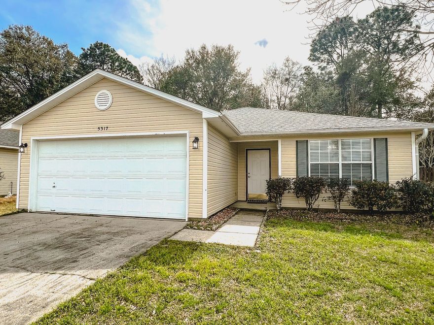 OFFERS DEADLINE 8PM 02/28/2023.Multiple offers on the table, bring highest and best offer.Welcome to this lovely 3 bed, 2 bath home in Villas at Chantilly subdivision! Recent updates include new roof, HVAC, water heater, appliances, LVP flooring throughout, freshly painted interior and light fixtures. You will enjoy vaulted ceilings, an open floorplan in the kitchen, dining, and living room, as well as the split bedroom layout. The kitchen features an island and large pantry. The spacious master bed and bath suite offers walk-in closet and dual-sink vanity. This home also boasts a 2-car garage, interior laundry room, and NO HOA dues!