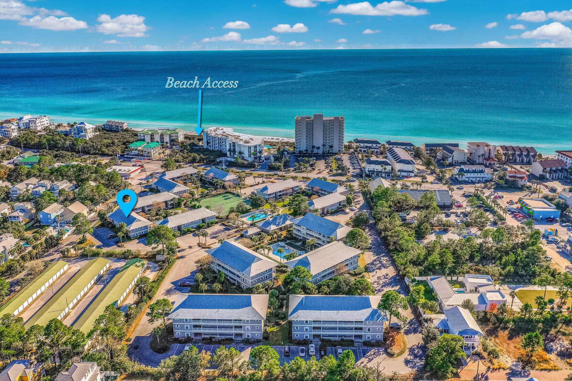 BONUS: Seller to cover HOA dues through December 2025. Kick off your flip flops and let the coastal living begin in this furnished top floor corner unit at Beachwood Villa. This 1 bedroom - 1 bath open floor plan offers an updated kitchen with stainless steel appliances, Silestone Quartz countertops and Kraftmaid cabinets.Beachwood Villas amenities cater to the beach life style with grilling stations, two pools, tennis courts, and shuffleboard - everything you need to maximize enjoyment of the unbeatable Sunshine State experience.