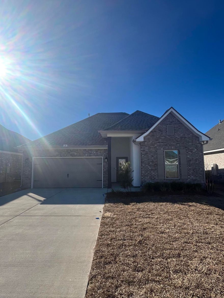 The TRILLIUM IV B in The Bluffs at Lafayette community offers a 3 bedroom, 2 full bathroom, open and split design. Upgrades added (list attached). Special Features: double vanity, garden tub, separate shower, and walk-in closet in master bath, kitchen island, walk-in pantry, boot bench in mudroom, covered porches, undermount sinks, LED lighting throughout, recessed lighting, crown molding, ceiling fans in living and master, custom framed mirrors in all baths, smoke and carbon monoxide detectors, landscaping, architectural 30-year shingles, flood lights, and more! Energy Efficient Features: tankless gas water heater, kitchen appliance package with gas range, vinyl low E windows, and more! Energy Star Partner.